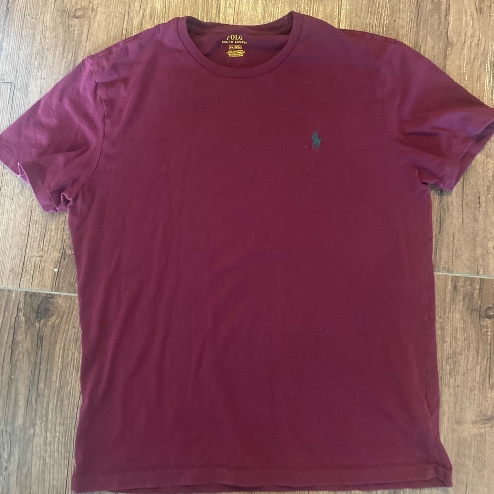Polo by Ralph Lauren Men's Maroon Tee